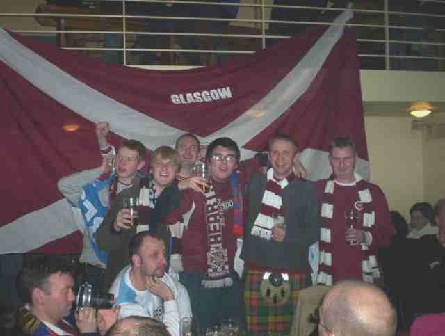 Hearts, all Bar One in Basel after the victory