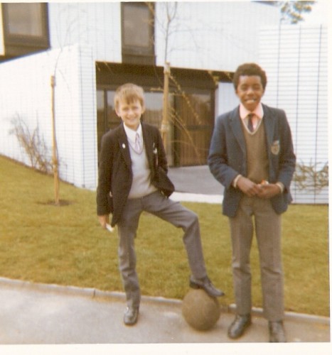 Phil with Stan Alleyne, 1970
